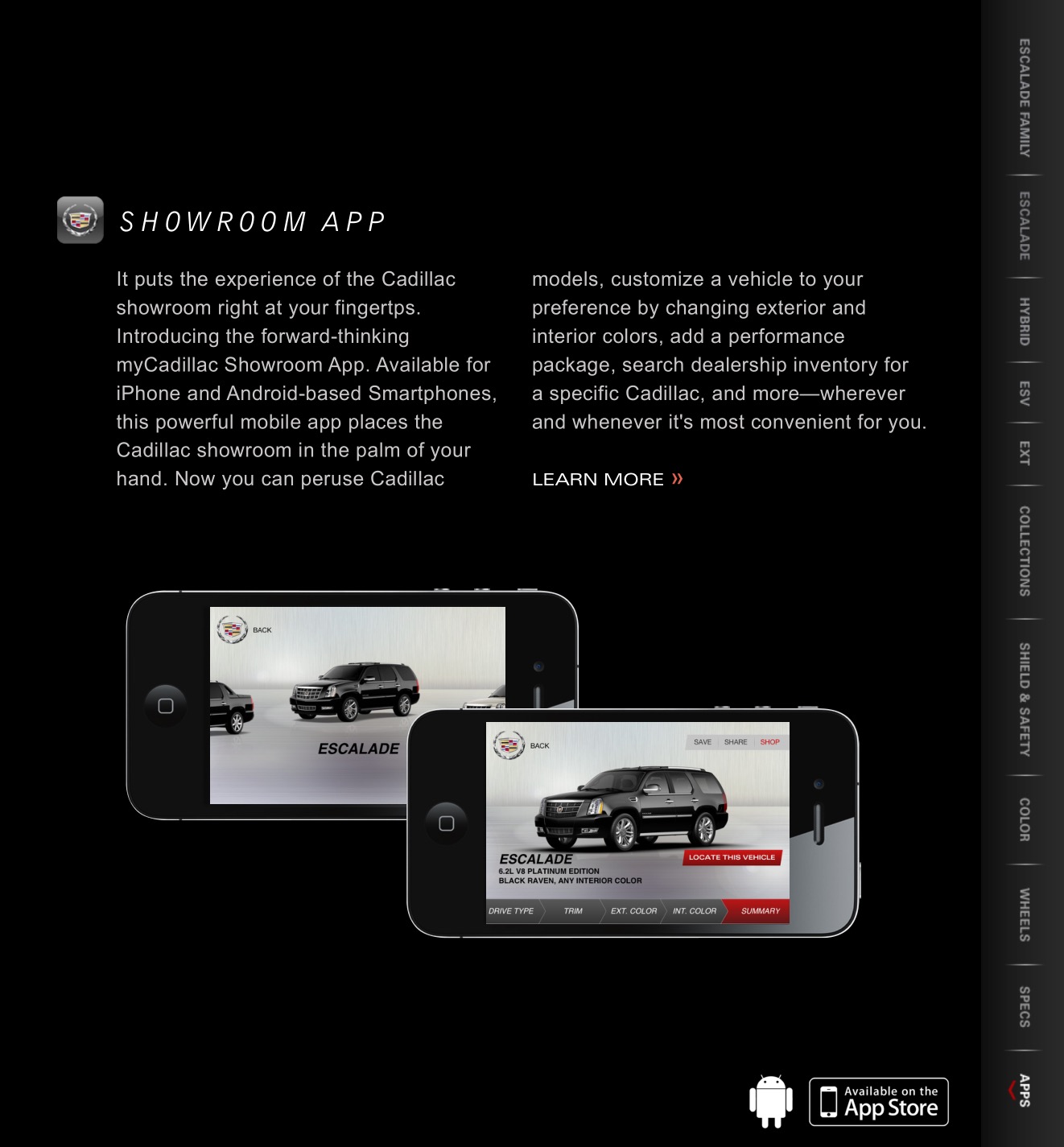2012 Cadillac Escalade Brochure Page 19